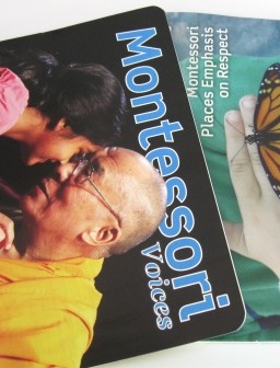 Montessori Voices - a NZ Montessori School publication recycled into notebooks
